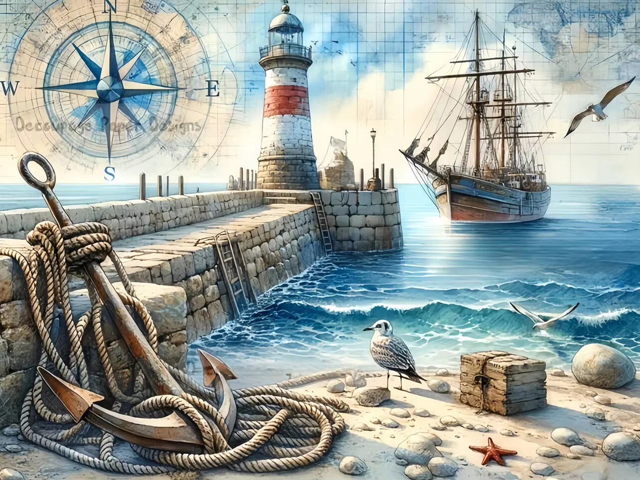 Home Improvement Diy - DIY 5D Diamond Mosaic Novelties Ship