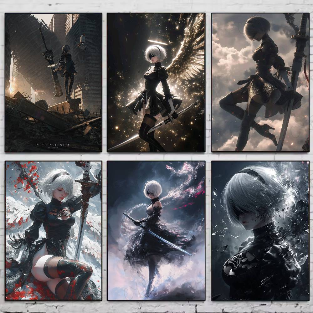 Home Improvement Game - N-NieRAutomata Game Poster HD art wall
