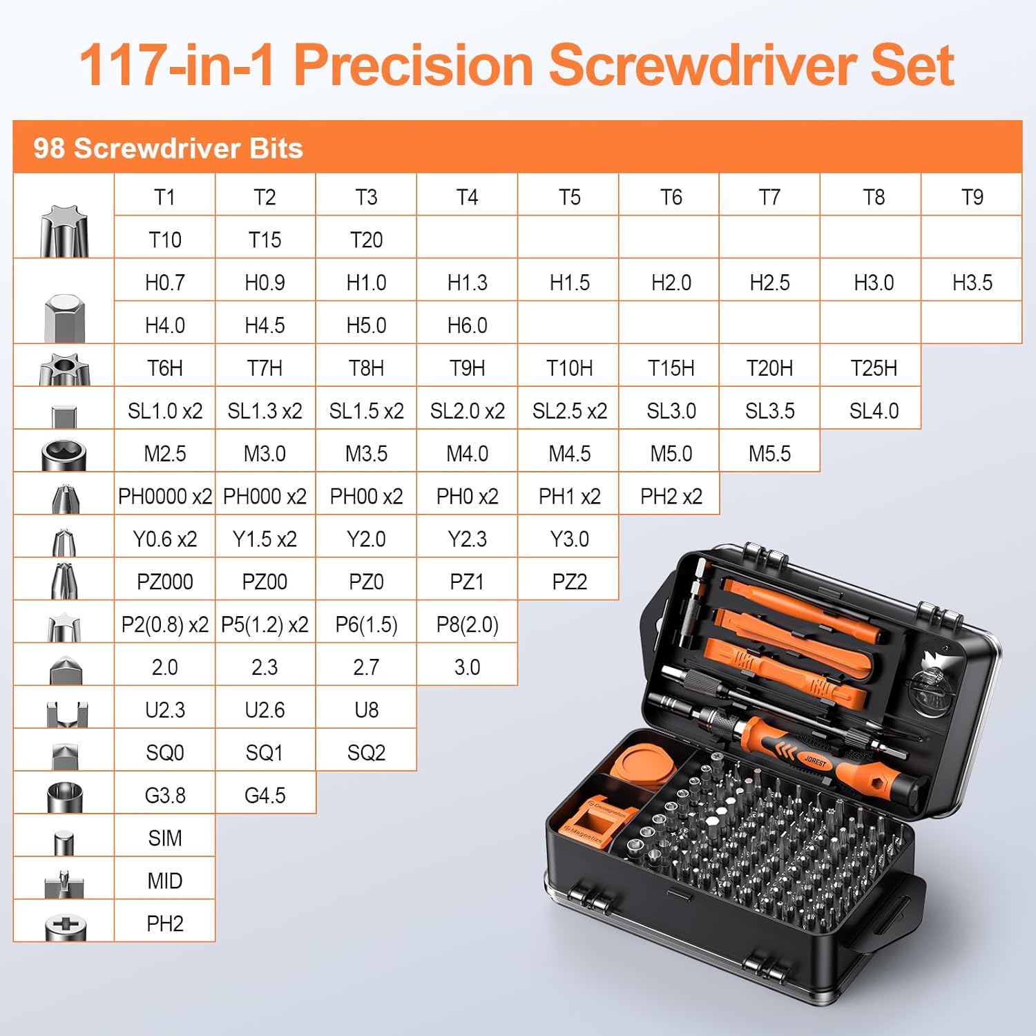117 in 1 Precision Screwdriver - огляд і ціна Screwdriver Set Precision