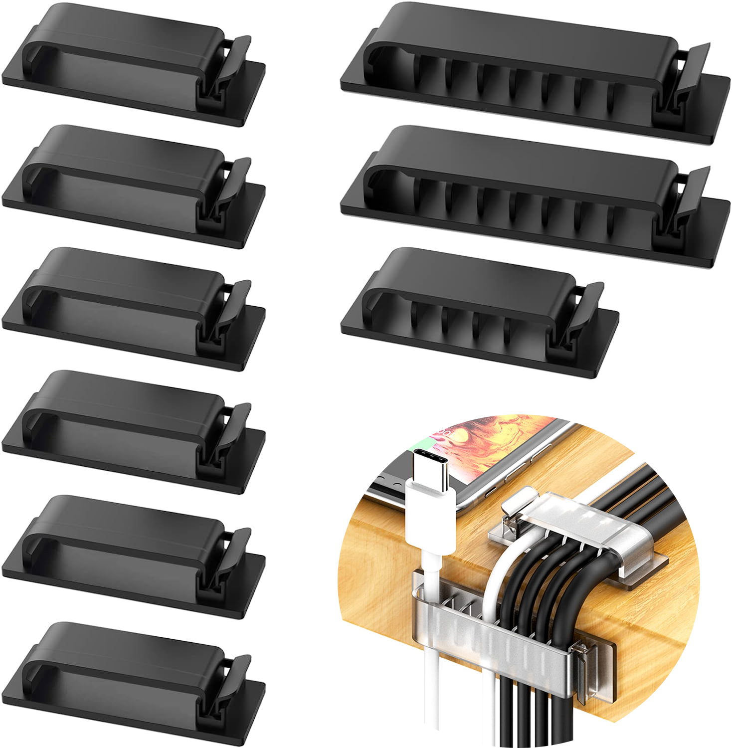 Cable Organizer Self Adhesive  - огляд і ціна Wall Anchor Plastic