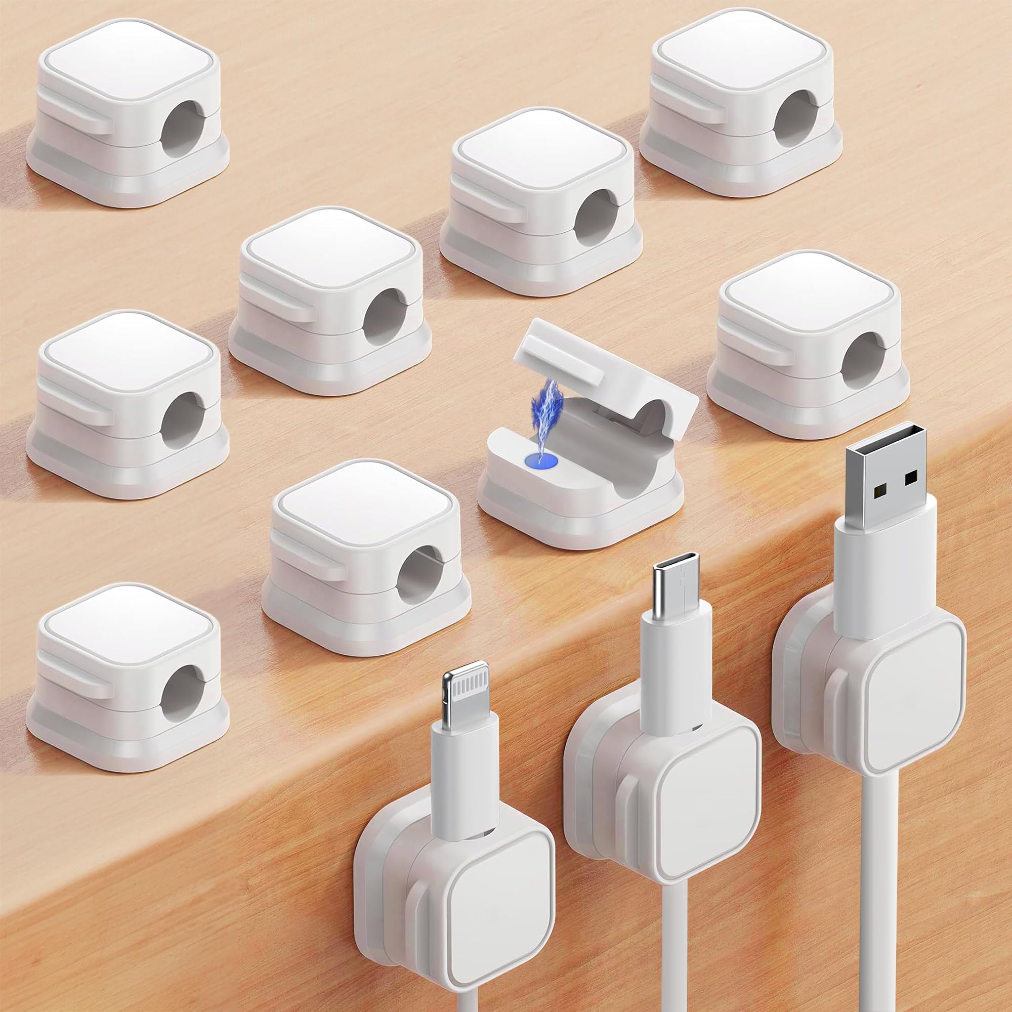 6/12/18 PCS Magnetic Cable Org - огляд і ціна Wall Anchor Plastic