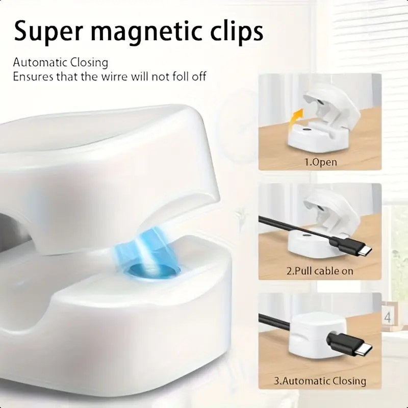 6/12/18 PCS Magnetic Cable Org - огляд і ціна Wall Anchor Plastic