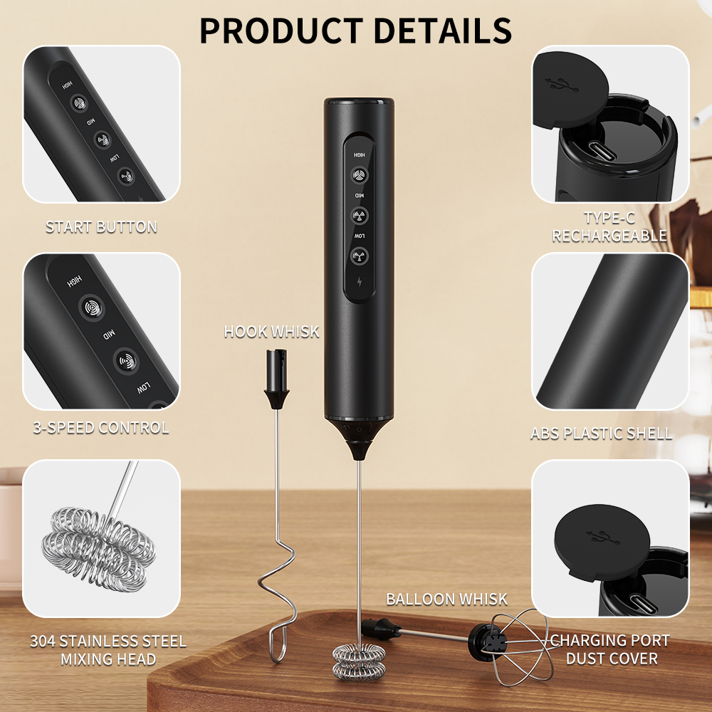 3 in 1 Electric Handheld Milk  - огляд і ціна Home Improvement Tim