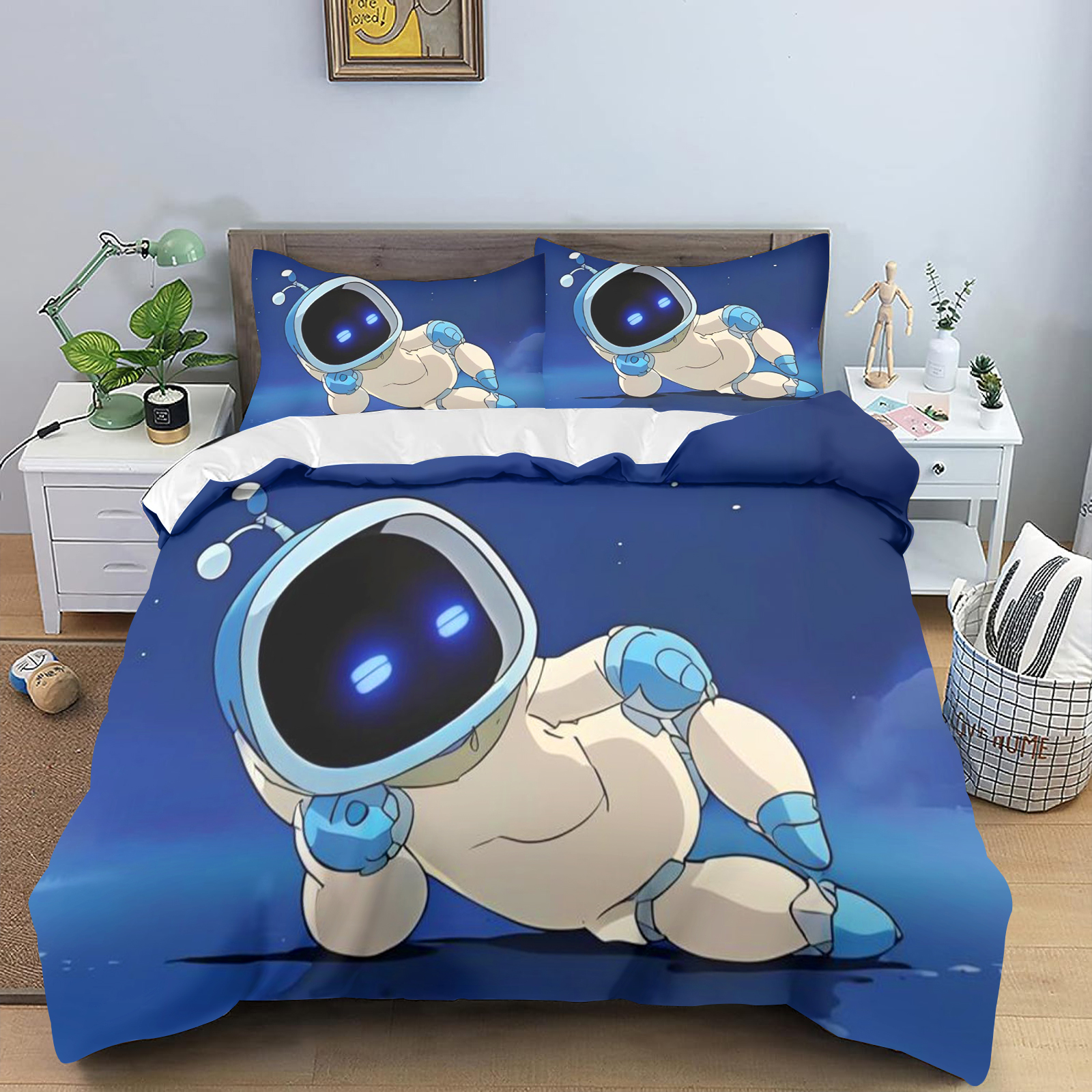 Print Cartoon Astro Bot Duvet  - огляд і ціна Home Improvement Game
