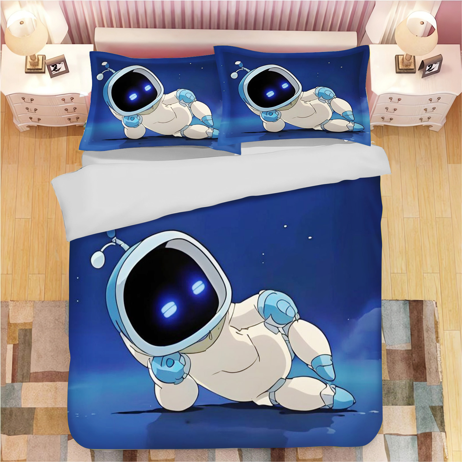 Print Cartoon Astro Bot Duvet  - огляд і ціна Home Improvement Game