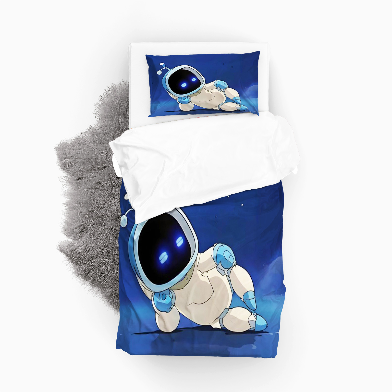 Print Cartoon Astro Bot Duvet  - огляд і ціна Home Improvement Game