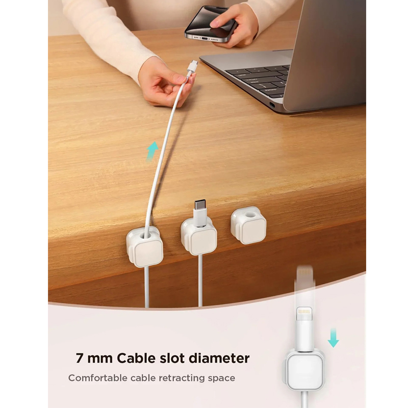​Magnetic Cable Clips Adjustab - огляд і ціна Wall Anchor Plastic