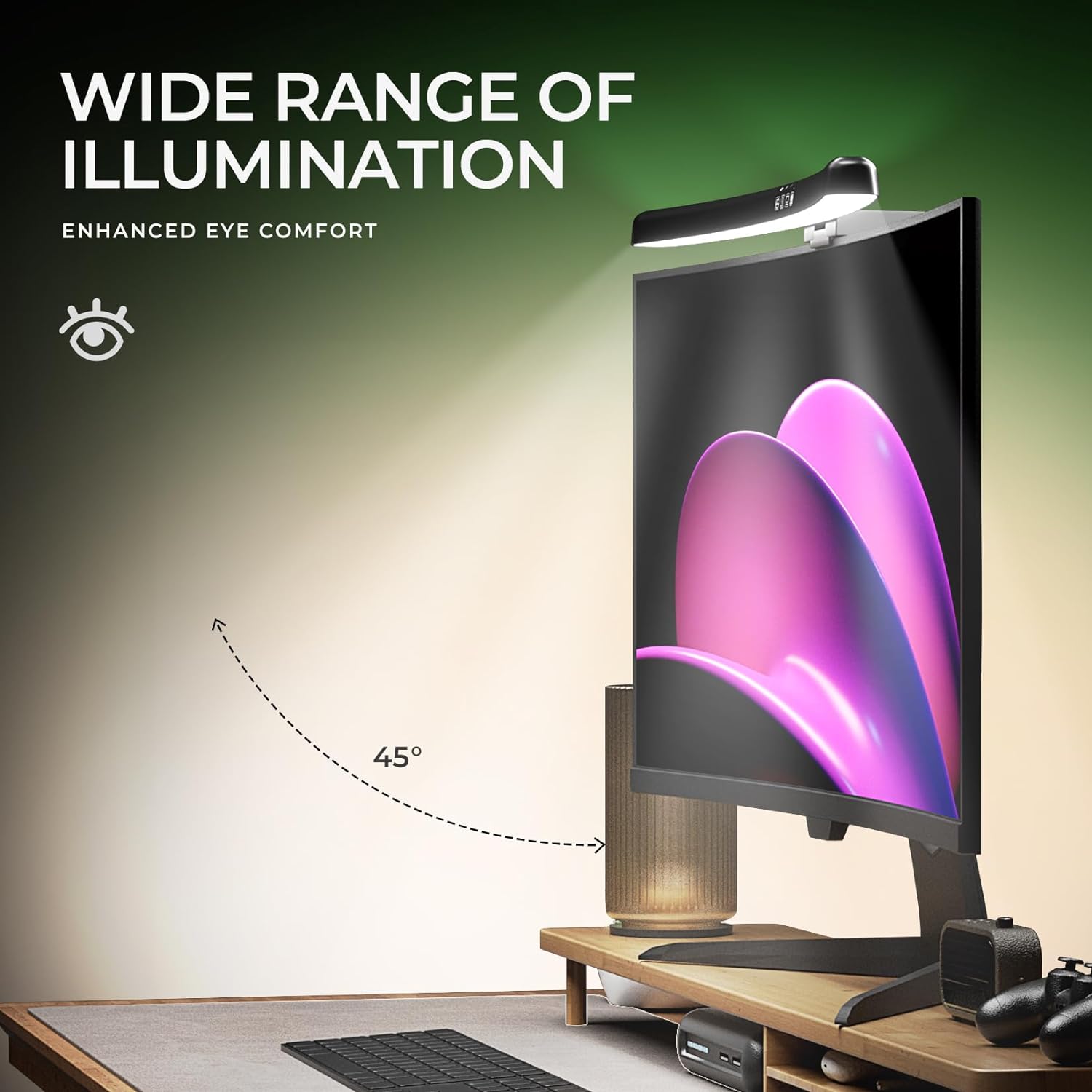 Curved Monitor Light Bar 3 Col - огляд і ціна Home Improvement Game
