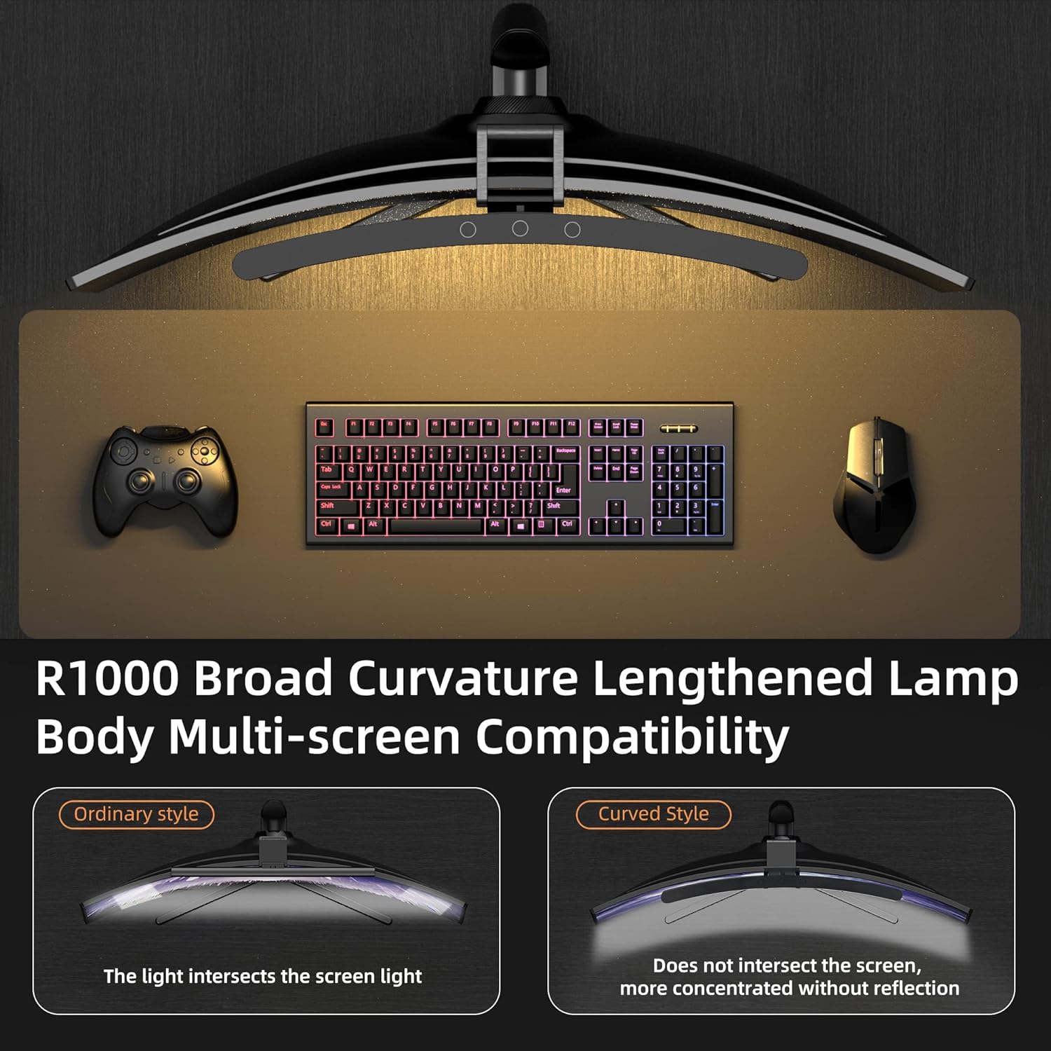 Curved Monitor Light Bar 3 Col - огляд і ціна Home Improvement Game