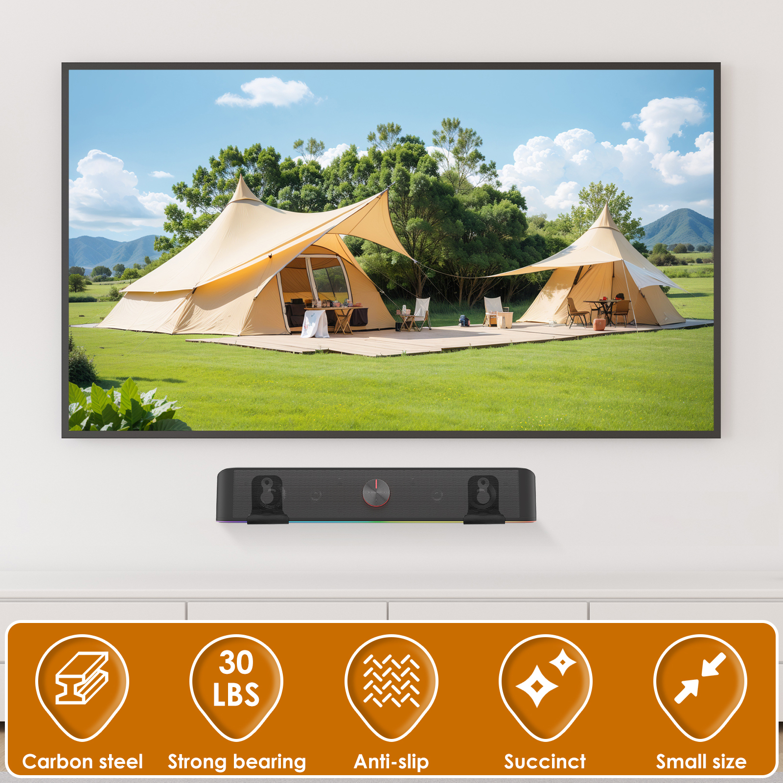 2Pcs Soundbar Speaker Stands W - огляд і ціна Home Improvement Tim