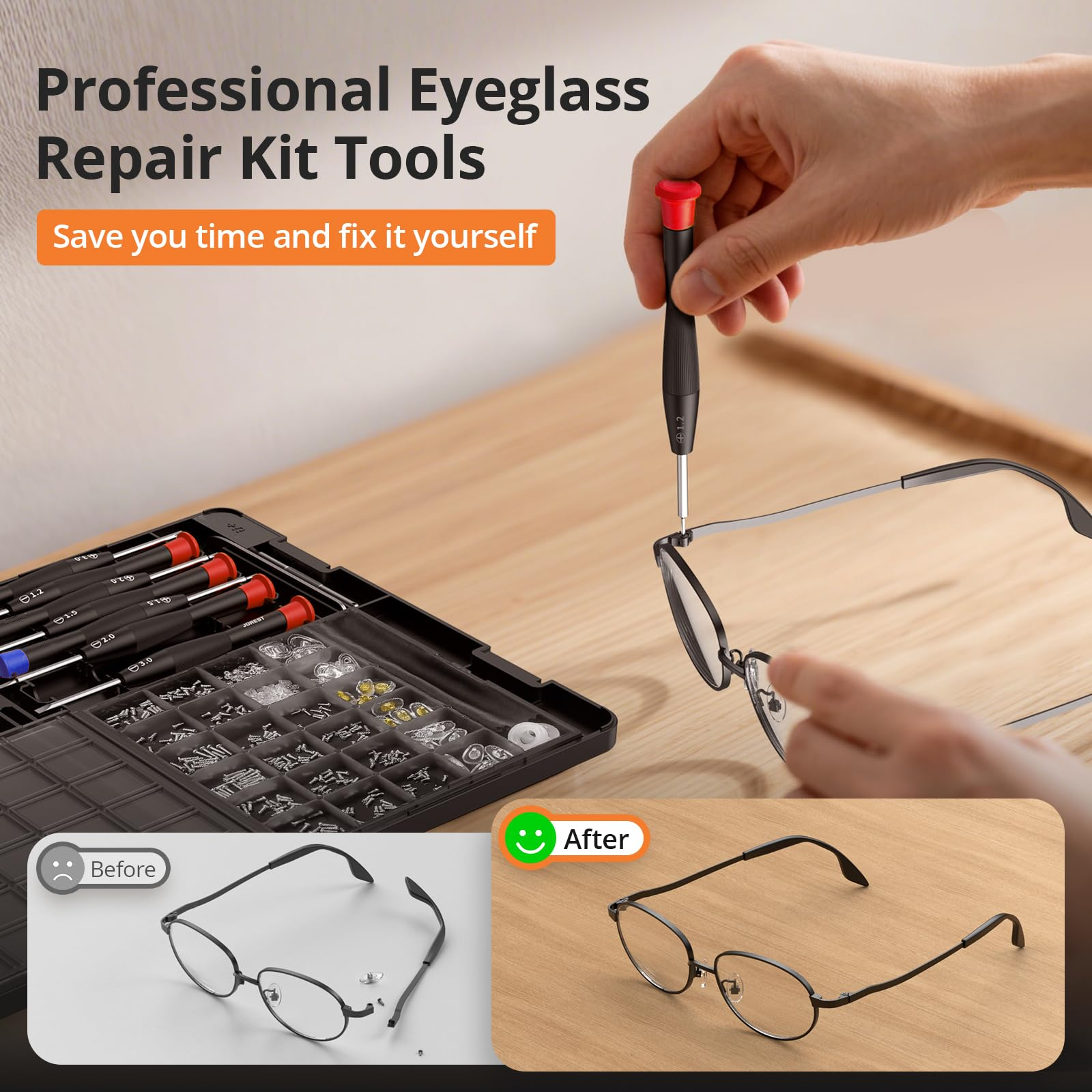 Eyeglass Repair Tool Kit with  - огляд і ціна Screwdriver Set Precision