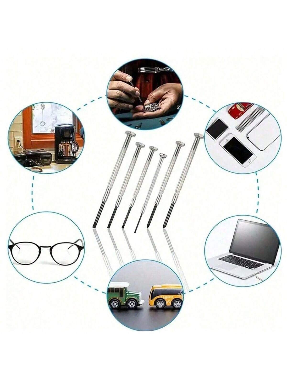 6pcs screwdriver set, eyewear  - огляд і ціна Screwdriver Set Precision